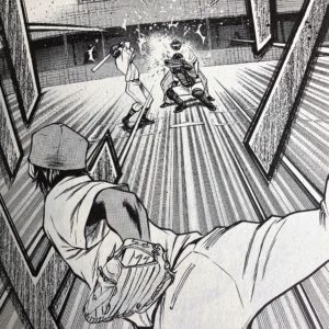 爆音とともにミットへ