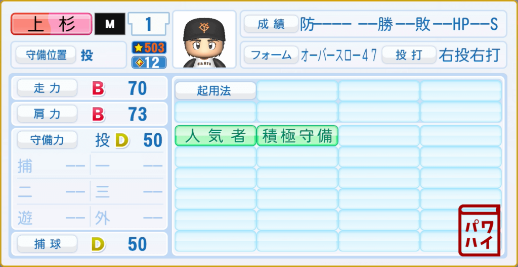 タッチ・上杉和也のパワプロ再現-守備